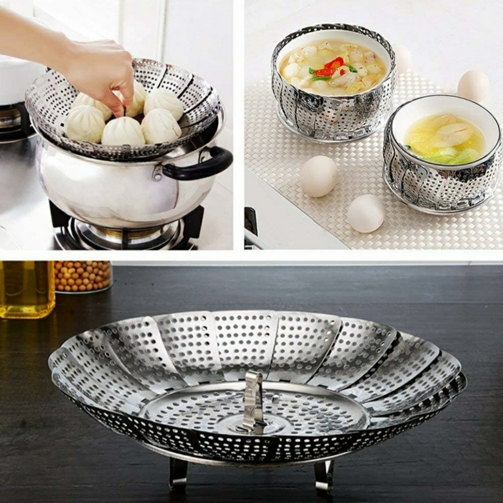 Steamer insert,steamer insert for all pots from 18 to 27 cm,Silver